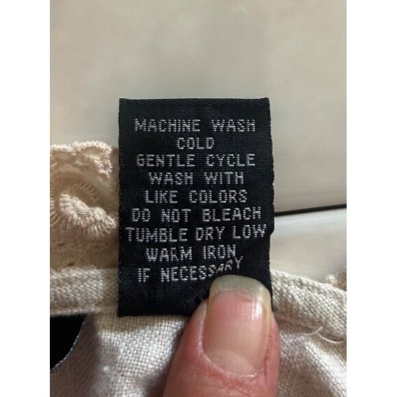 Womens Lace Ruffle Trim Tie Front Cardigan Sweater Long Sleeve Cream Size PL - Picture 4 of 5